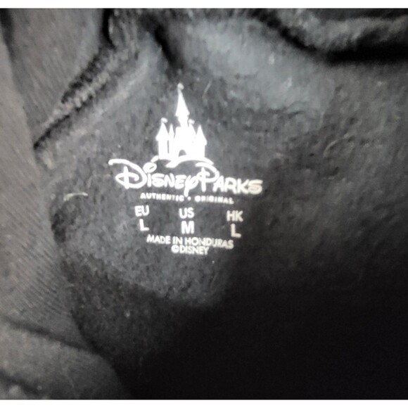 Disney Parks Authentic Mickey Mouse Pullover Hoodie with Ears Black Adult Large - Picture 3 of 7